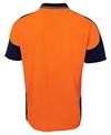 HI VIS CONTRAST PIPING POLO - 6HCP4
