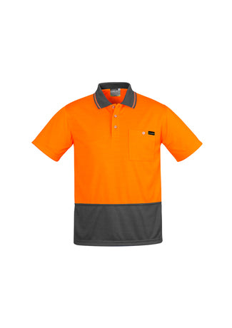 MENS COMFORT BACK S/S POLO - ZH415