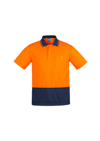 MENS COMFORT BACK S/S POLO - ZH415