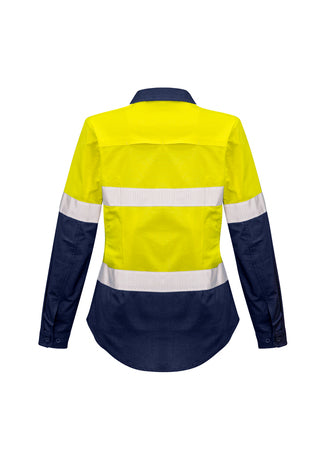 WOMENS RUGGED COOLING TAPED HI VIS SPLICED SHIRT - ZW720